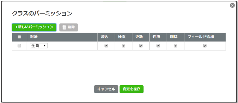 ファイルクラスパーミッション設定2
